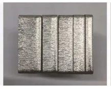 Fiber laser cutting sample with clean edge finish Fiber laser cutting sample with clean edge finish