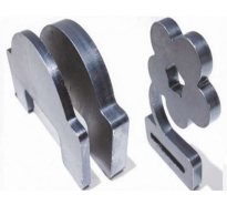 Laser cut metal component sample for fabrication application