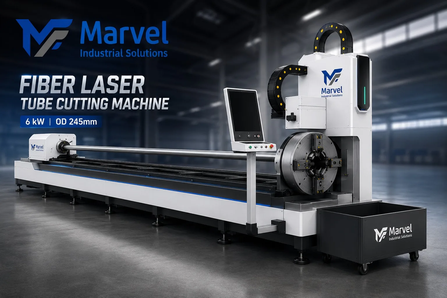 Laser Tube Cutting Machine by Marvel Industrial Solution