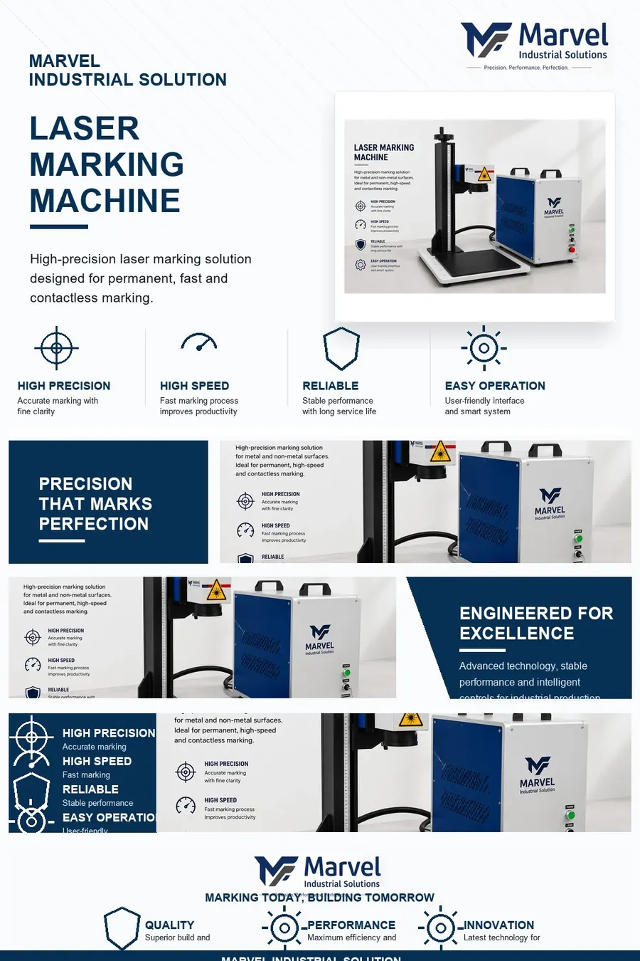 Fiber laser marking machine by Marvel Industrial Solution