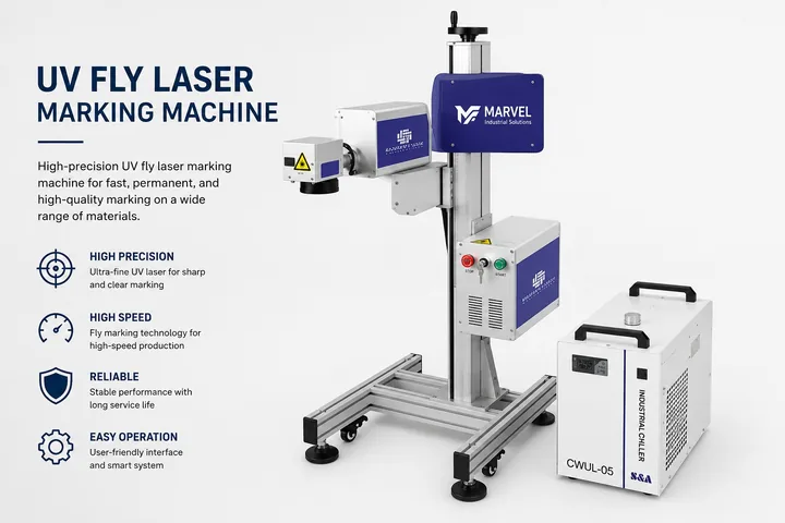 UV fly marking machine for online production line coding UV fly marking machine for online production line coding